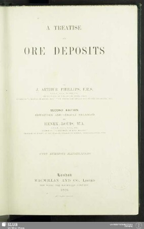 A treatise on ore deposits