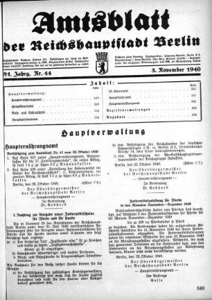 1940,44: Nr. 44, 3. November 1940