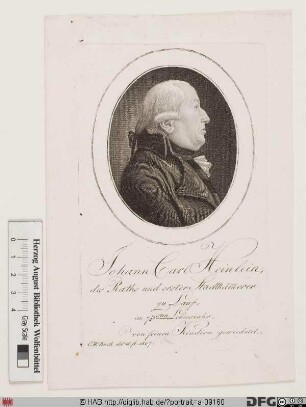 Bildnis Johann Carl Heinlein