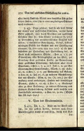 V. Von den Gnadenmitteln.
