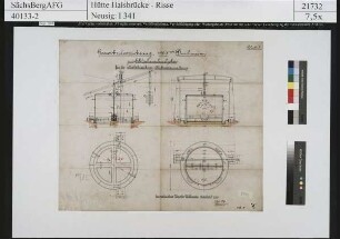 Gaswechselvorrichtung mit 1200 mm Durchmesser zum Schlackenschmelzofen