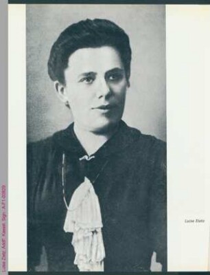 Porträt von Luise Zietz