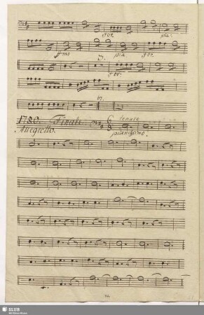 1780. Finale: Una vite son io vedovella / Seydelmann, F.