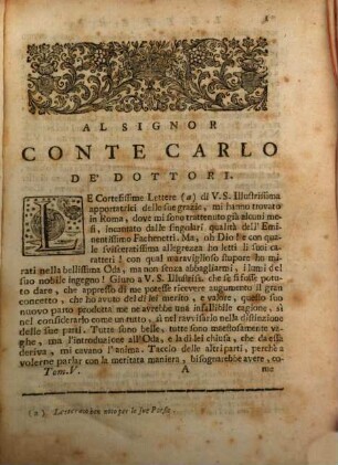 Opere Di Francesco Redi Gentiluomo Aretino, E Accademico Della Crusca. 5