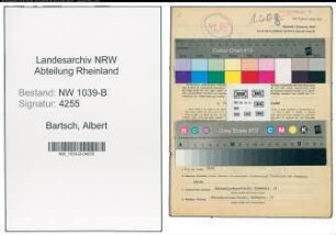 Entnazifizierung Albert Bartsch , geb. 22.06.1906 (Schreiner)