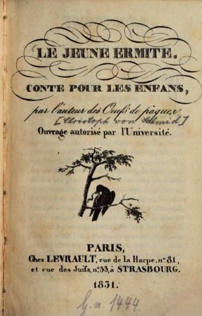 Le jeune ermite : Conte pour les enfants