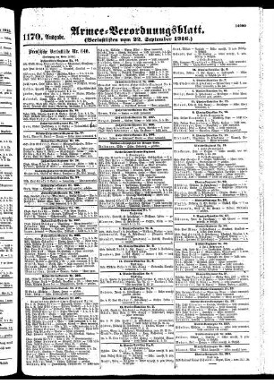 1170.Ausgabe. Freitag, 22. September 1916