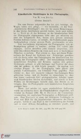 Künstlerische Streitfragen in der Photographie, 3