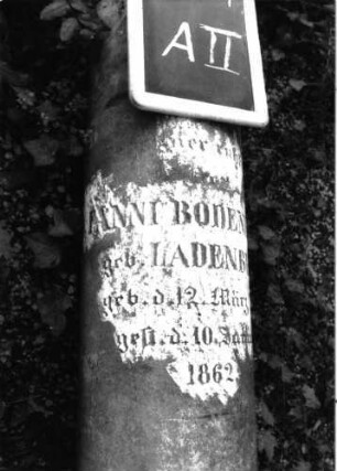 Grabstein A II/3/1 (Detailaufnahme 4)