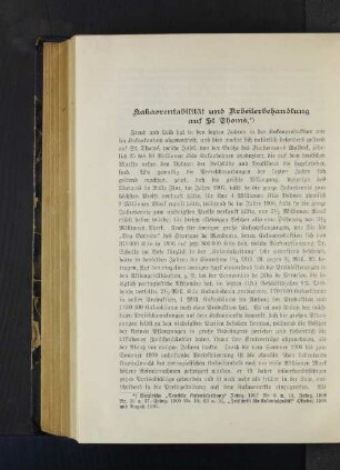 Kakaorentabilität und Arbeiterbehandlung auf St. Thome.