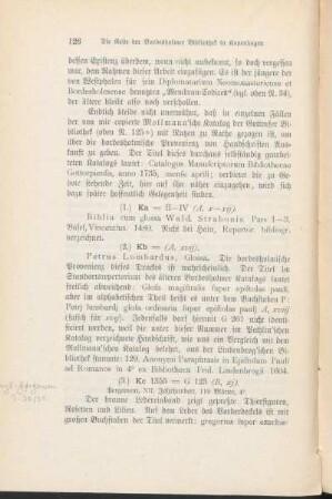(1.) Ka = II-IV (A, x-xij).