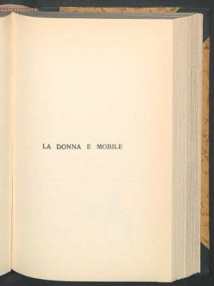 La donna e mobile