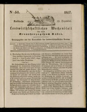 No 51. 1837. 22. Dezember
