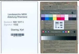 Entnazifizierung Karl Doering , geb. 22.03.1887 ()