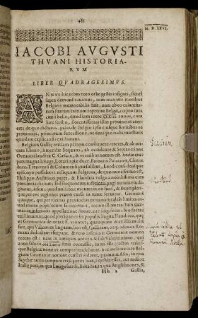 Liber Quadragesimus.