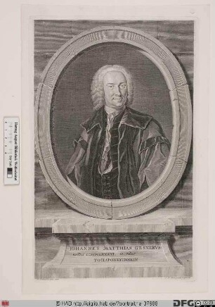 Bildnis Johann Matthias Gesner