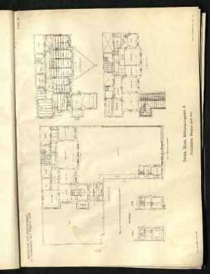 Palais, Wien, Metternichgasse 8. Architekten: Bauqué und Pio.
