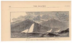 The Clyde Yacht Club - Vessels Weathering the Garroch Head, Bute ("Alceste", "Torpid' and "Fiery Cross")