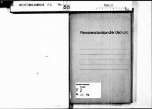Zivilstandsregister der Juden der Gemeinde Niederntudorf, Kreis Büren (GHT 1811, 1812, 1815-1819) (Gemeinde: Niederntudorf)