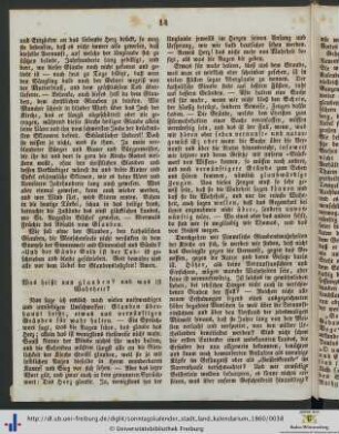 Was heißt nun glauben? und was ist Wahrheit?