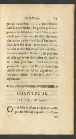 Chapitre IX. [XI.] Lucile est aimée