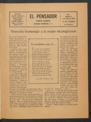 Si escribiera para tí...