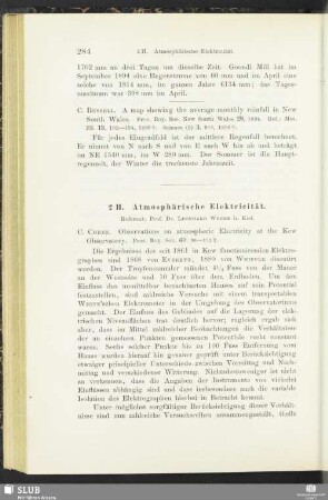 2 H. Atmosphärische Elektricität