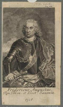 Bildnis Friedrich Augusts I., Kurfürst von Sachsen, als August II. König von Polen (August der Starke)
