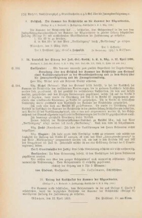 8. Beschluß. Die Kammer der Reichsräthe an die Kammer der Abgeordneten