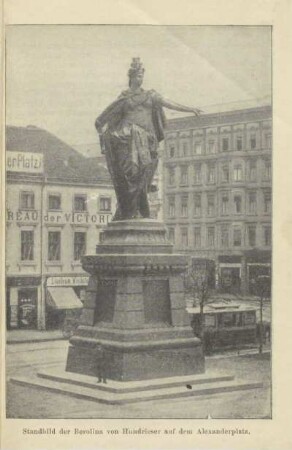 Standbild der Berolina von Hundrieser auf dem Alexanderplatz