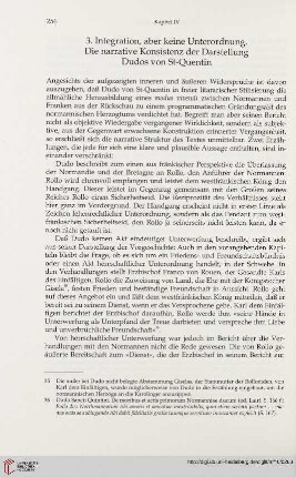 3. Integration, aber keine Unterordnung. Die narrative Konsistenz der Darstellung Dudos von St-Quentin