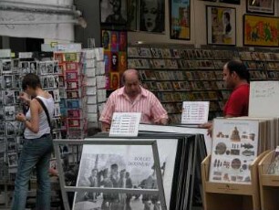 Bilder, Ansichtskarten, Laden am Centre Pompidou