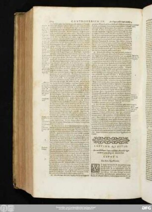 Septima Quaestio. De iurisdictione Papae coactiva, An poßit leges condere, quae obligent conscientias.