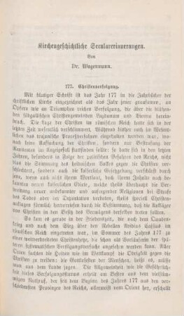 93-110 Kirchengeschichtliche Secularerinnerungen