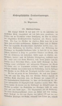 93-110 Kirchengeschichtliche Secularerinnerungen