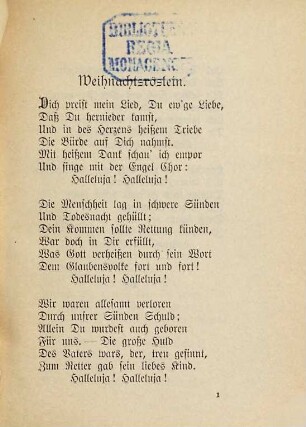 Blumen am Wege : Gedichte zu Ehren des Heilandes
