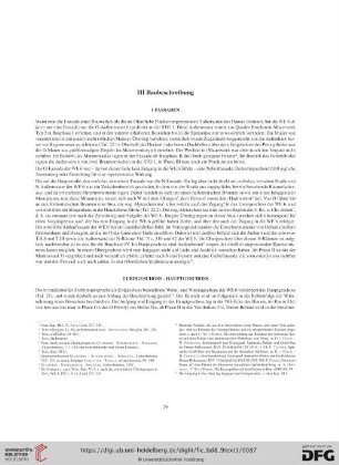 III. Baubeschreibung