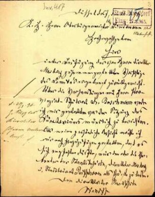 5-10-22-4.0000: Viehoff, Hugo, Geheimrat; diverse Schreiben ff.: Eine nicht näher bezeichnete Angelegenheit das Schulwesen betreffend