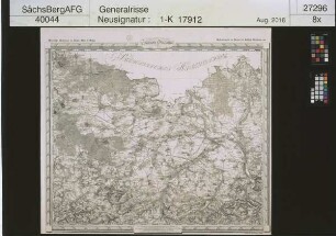 Topographischer Atlas des Königreichs Sachsen (Oberreitscher Atlas 1819-1860, Umdruckausgabe); Oschatz