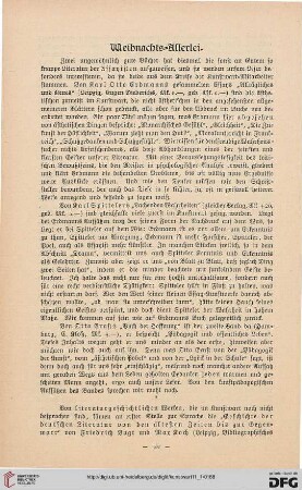 Weihnachts-Allerlei