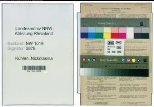 Entnazifizierung Nickolasina Kuhlen , geb. 07.08.1888 ()