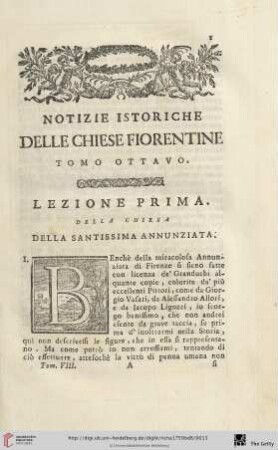 Lezione prima