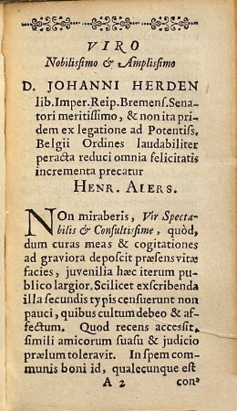 Orationes duae : una de viro nobili, altera de notis incorruptae reipublicae