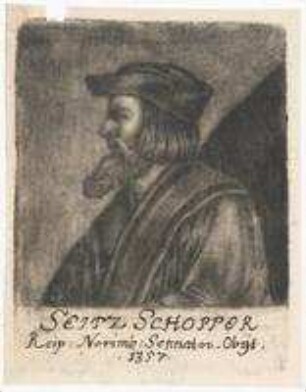 Seitz Schopper, Ratsherr; gest. 1357