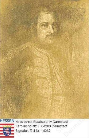 Kekulé, Johann Wilhelm (1687-ca. 1770) / Porträt, linksgewandt, Halbfigur