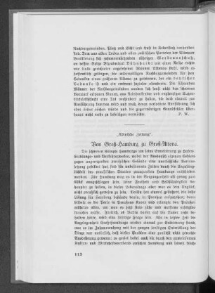 Von Groß-Hamburg zu Groß-Altona.