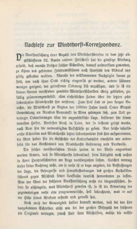 14-34 Nachlese zur Windthorst-Korrespondenz