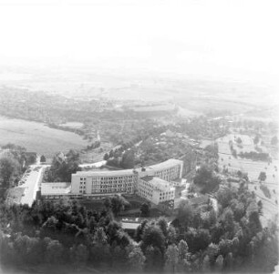 Kreiskrankenhaus (Schützenstraße 55): Luftbild: Rückseite
