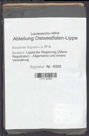 Gemeinheitsteilung des Dorfes Pottenhausen (Vogtei-Amt Lage), Bd. 2