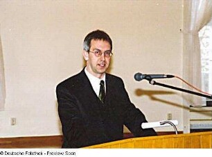 Peter Kopp während seiner Ansprache